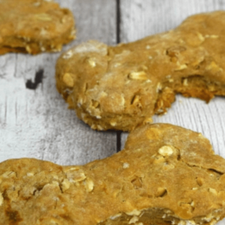 Green Apple and Turkey Sausage Dog Biscuits - Home Made Dog Food Recipe