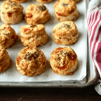 Bleu Cheese and Tomato Dog Biscuits - Home Made Dog Food Recipe2