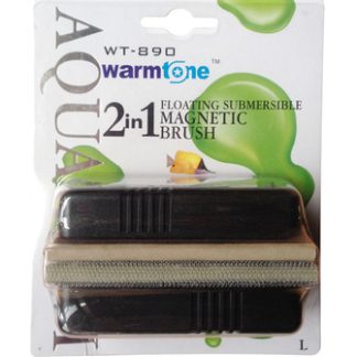 Pet Worx 2-in-1 Floating Magnet Cleaner – Submersible Aquarium Glass Cleaning Brush – No Sink Magnetic Design – Mindiampets.com.au