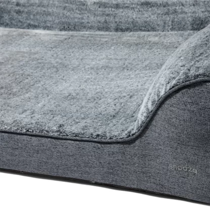 Snooza Ortho Dream Sofa – Chinchilla – Orthopaedic Support, Plush Comfort, Machine Washable, Senior Dog Bed – Available at Mindiampets.com.au