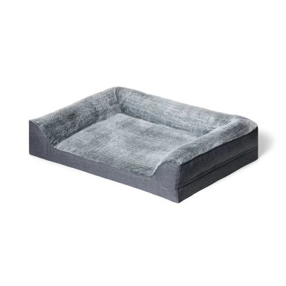 Snooza Ortho Dream Sofa – Chinchilla – Orthopaedic Support, Plush Comfort, Machine Washable, Senior Dog Bed – Available at Mindiampets.com.au