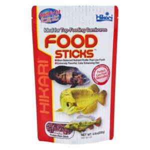 Hikari Food Sticks – Floating Protein-Rich Diet for Top-Feeding Carnivorous Fish – Live Food Alternative – Mindiampets.com.au