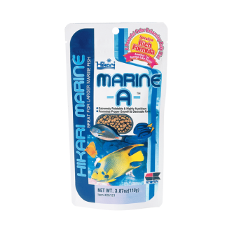Hikari Marine A – Floating Marine Fish Food with Natural Colour Enhancers & Reef-Simulating Texture – Ideal Daily Diet – Mindiampets.com.au