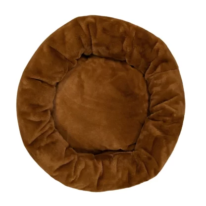 Snooza Luxe Fur Cuddler – Nutmeg – Short Pile Fur, Removable Covers, Machine Washable, Premium Comfort for Pets – Mindiampets.com.au