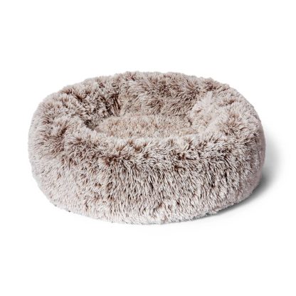 Snooza – Calming Cuddler Pet Bed – Mink, Vegan Faux Fur, Machine Washable, EcoFresh™ Filling, Available in S, M, L, XL – Mindiampets.com.au