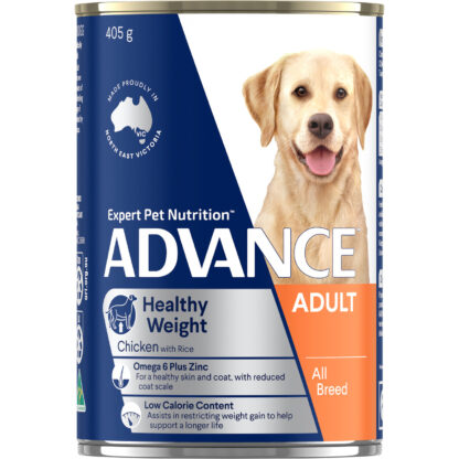 Advance Wet Dog Food Healthy Weight 700g supports weight management, healthy digestion, and overall wellness with balanced nutrition for adult dogs.