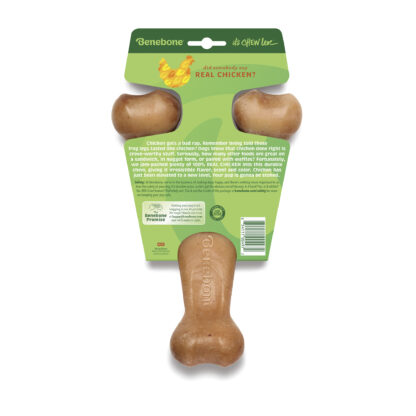 Benebone Chicken Wishbone | Durable Chew Toy with Real Chicken Flavor