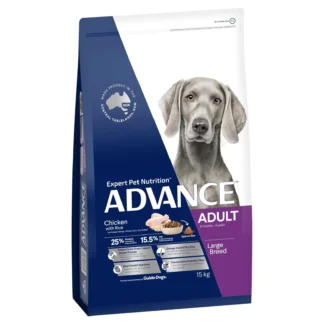 Advance – Adult Dog – Large Breed – Chicken | Dental, Joint & Gut Health | High Protein | Australian Made | No Wheat or Soy | Mindiampets.com.au