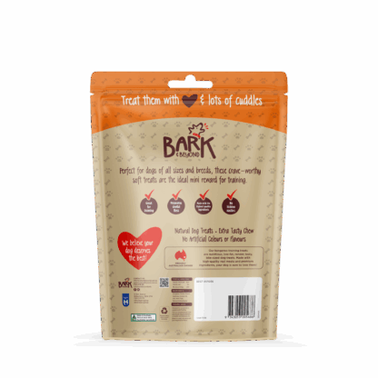 Bark & Beyond Roo Trainers are bite-sized, low-fat kangaroo training treats. Grain-free, all-natural, and made in Australia. Perfect for training.