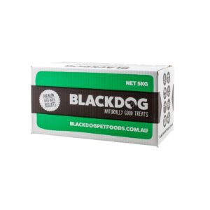 Black Dog Oven Baked Biscuits 5kg Box – Assorted Flavours for Dogs