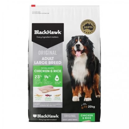 Black Hawk Grain Free Large Breed Chicken Dry Dog Food 15kg