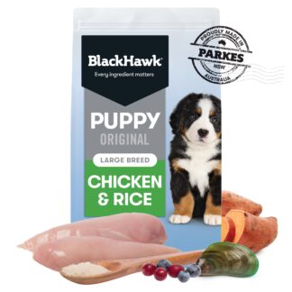 Black Hawk Large Breed Puppy Food | Chicken & Rice