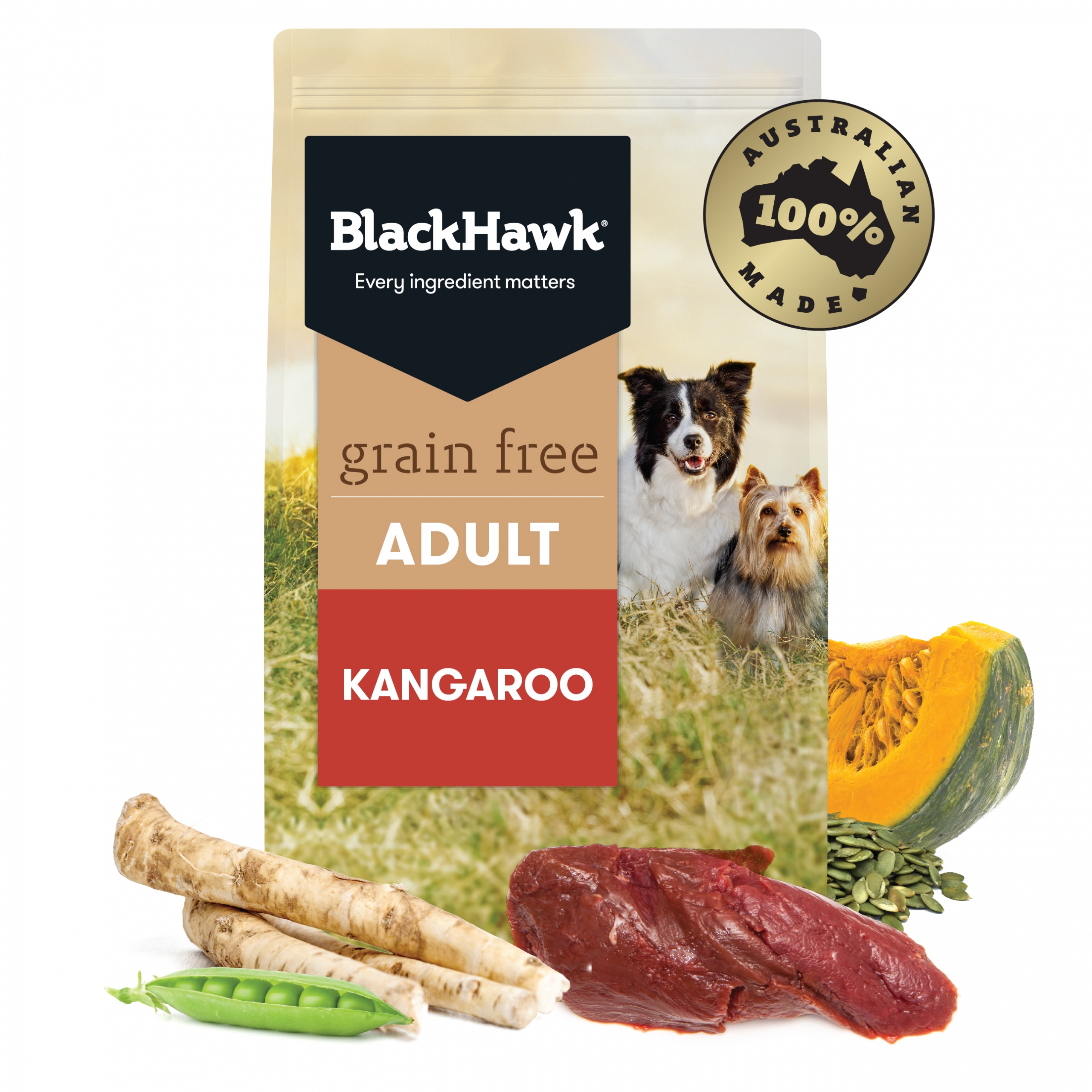 Grain Free Kangaroo Dog Food | Black Hawk 100% Australian - Mindiampets | Pet Shop Online Grain Free Kangaroo Dog Food | Black Hawk 100% Australian