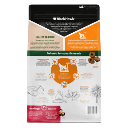Black Hawk Adult Dog Weight Management | Healthy Low-Calorie Kibble