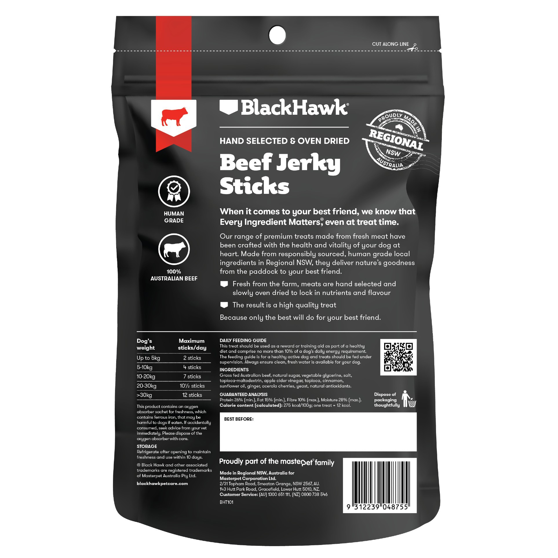Black Hawk Jerky Sticks – Premium Australian Dog Treats - Mindiampets | Pet Shop Online Black Hawk Jerky Sticks – Premium Australian Dog Treats