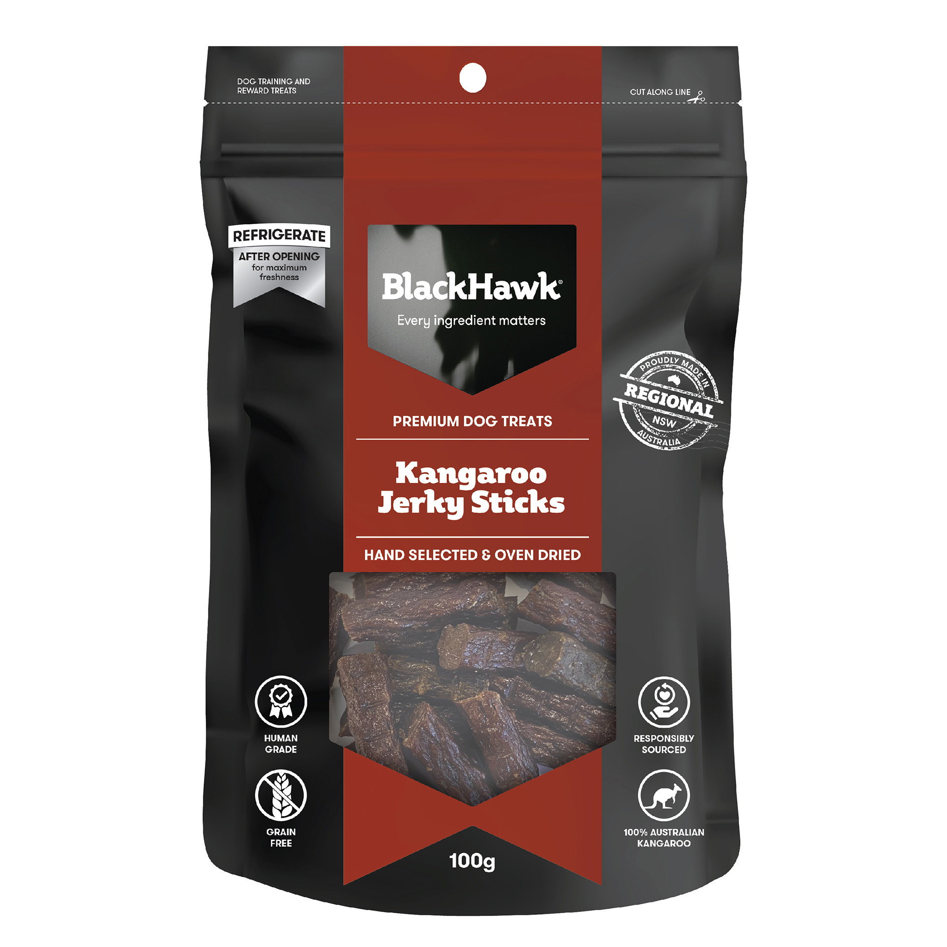 Black Hawk Jerky Sticks – Premium Australian Dog Treats - Mindiampets | Pet Shop Online Black Hawk Jerky Sticks – Premium Australian Dog Treats