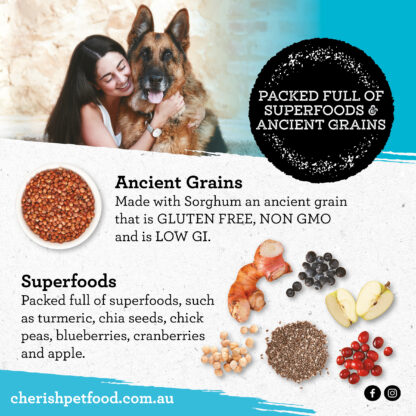 Cherish Amazing Adult Dog Food | Cognitive, Joint & Digestive Support | Australian Made