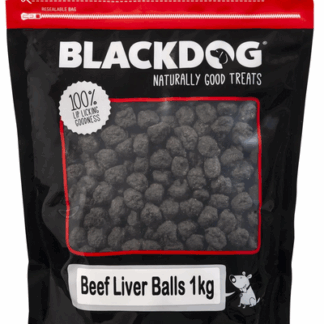Blackdog Beef Liver Balls are soft, chewy, high-protein, low-fat treats. Perfect for training rewards or everyday snacks. Proudly made in Australia.