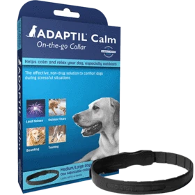 Reduce stress in dogs with Adaptil. Collars and diffusers release appeasing pheromones to calm puppies and adult dogs. Fast delivery across Australia. - Mindiampets | Pet Shop Online Reduce stress in dogs with Adaptil. Collars and diffusers release appeasing pheromones to calm puppies and adult dogs. Fast delivery across Australia.