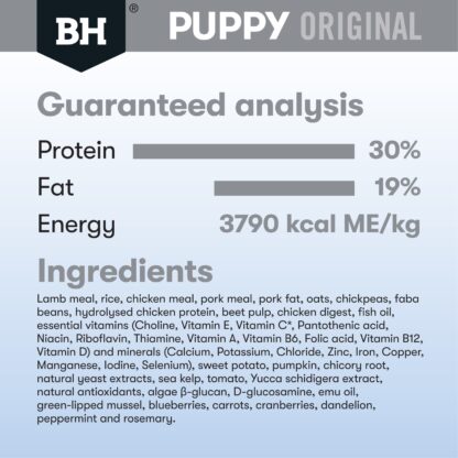 Support your small-breed puppy with Black Hawk Lamb & Rice. Made with grass-fed lamb, prebiotic fibre, and omega-3 for strong growth, healthy digestion, and brain development.
