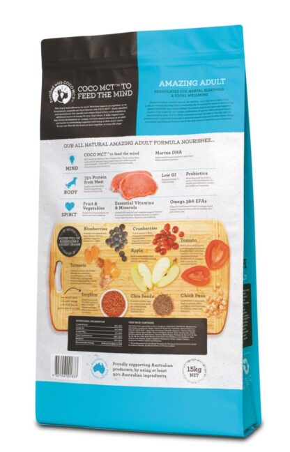 Cherish Amazing Adult Dog Food – Lean Australian Pork | Cognitive, Gut & Skin Support | Australian Made