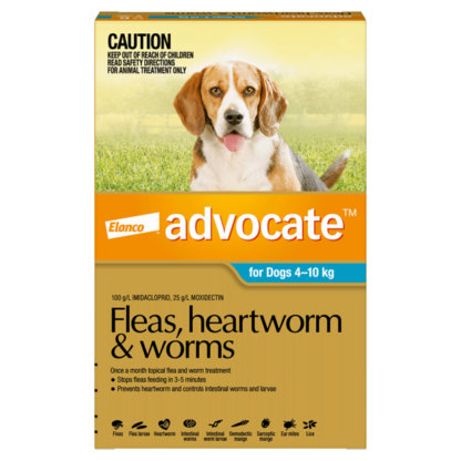 Advocate for Dogs – Fleas, Heartworm & Worms – Spot-On | 1 Tube