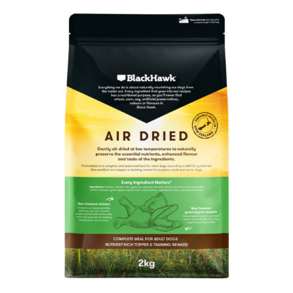 Black Hawk Adult Dog – Air Dried Chicken | Premium NZ Recipe