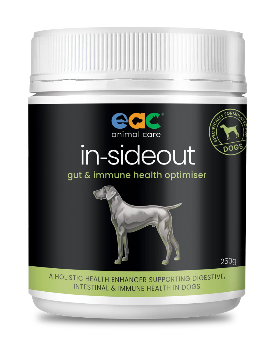 EAC Animal Care – In-Sideout Gut & Immune Health Optimiser for Dogs - Mindiampets | Pet Shop Online EAC Animal Care – In-Sideout Gut & Immune Health Optimiser for Dogs