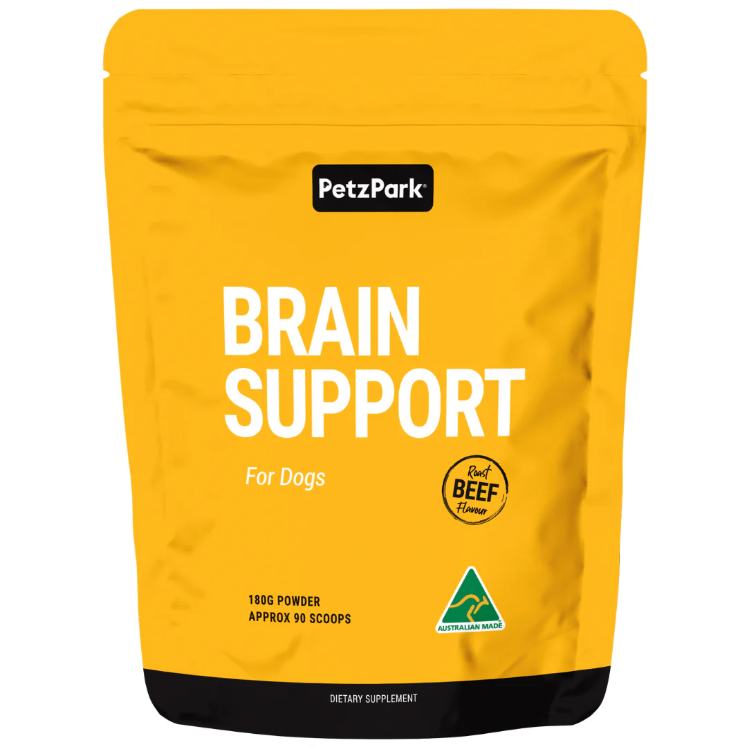 PetzPark – Brain Support – For Dogs | Senior Dog Cognitive Health Supplement | Mindiampets Australia - Mindiampets | Pet Shop Online PetzPark – Brain Support – For Dogs | Senior Dog Cognitive Health Supplement | Mindiampets Australia