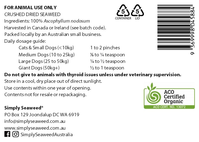 Simply Seaweed – Dental Supplement | Natural Plaque & Breath Care for Pets | Mindiampets Australia - Mindiampets | Pet Shop Online Simply Seaweed – Dental Supplement | Natural Plaque & Breath Care for Pets | Mindiampets Australia