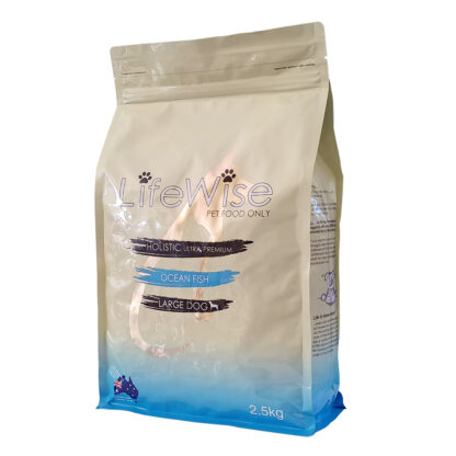 LifeWise – Adult Dog – Ocean Fish Large Bites | Hypoallergenic Dog Food for Sensitive Skin | Mindiampets Australia
