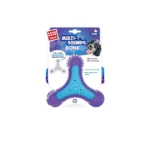 GiGwi – Multi-Sound Bone | Triple Squeak TPR Chew Toy for Power Chewers 14 × 3 × 23 cm