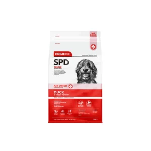 Prime100 – SPD Air Dried – Duck & Sweet Potato | Hypoallergenic Dog Food | Mindiampets Australia