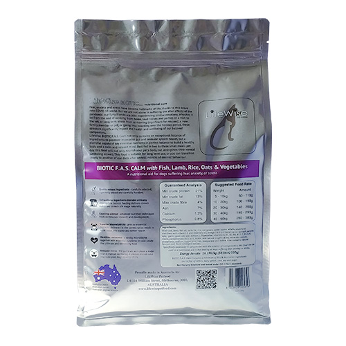 LifeWise BIOTIC – Adult Dog – F.A.S. Calm | Stress & Anxiety Support Formula | Mindiampets Australia - Mindiampets | Pet Shop Online LifeWise BIOTIC – Adult Dog – F.A.S. Calm | Stress & Anxiety Support Formula | Mindiampets Australia