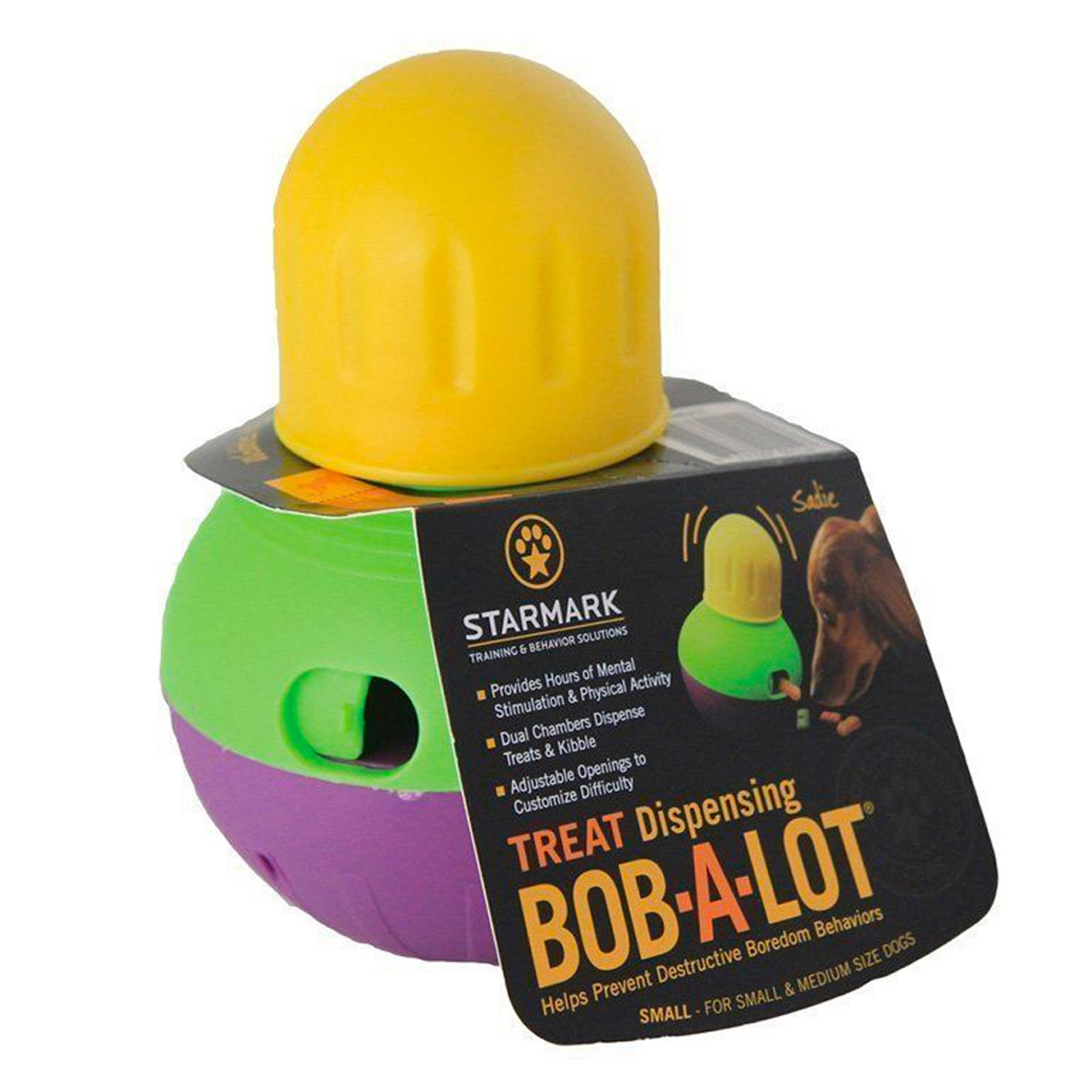 Starmark – Treat Dispensing Bob-A-Lot | Interactive Puzzle Feeder Toy for Dogs | Mindiampets Australia - Mindiampets | Pet Shop Online Starmark – Treat Dispensing Bob-A-Lot | Interactive Puzzle Feeder Toy for Dogs | Mindiampets Australia