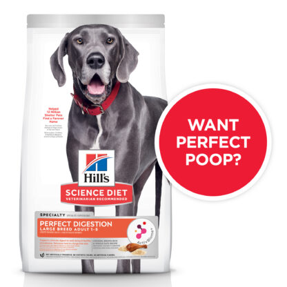 Hill’s – Science Diet – Adult Dog (1–5) – Perfect Digestion – Large Breed – 9.98kg | Mindiampets Australia