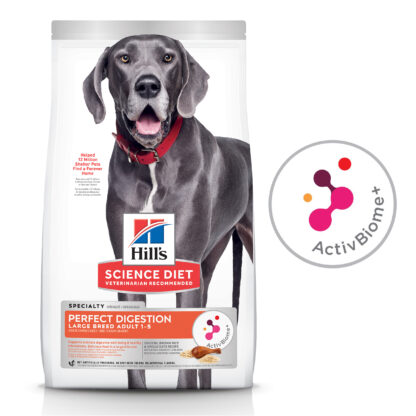 Hill’s – Science Diet – Adult Dog (1–5) – Perfect Digestion – Large Breed – 9.98kg | Mindiampets Australia