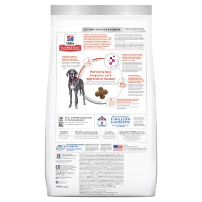 Hill’s – Science Diet – Adult Dog (1–5) – Perfect Digestion – Large Breed – 9.98kg | Mindiampets Australia