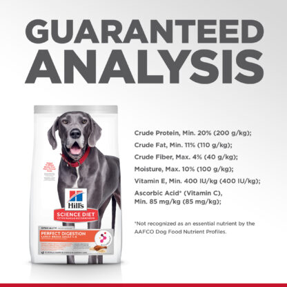 Hill’s – Science Diet – Adult Dog (1–5) – Perfect Digestion – Large Breed – 9.98kg | Mindiampets Australia