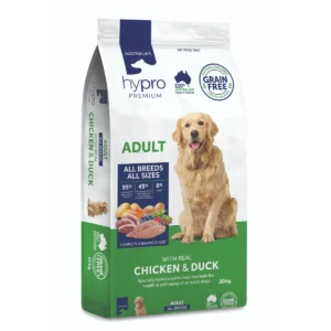 Hypro Premium – Adult Dog – GRAIN FREE – Chicken & Duck | Mindiampets Australia