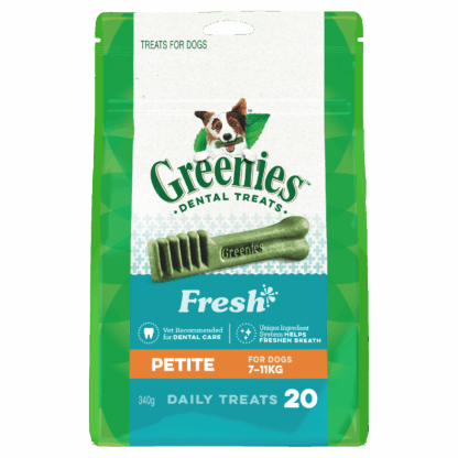 Greenies Fresh Dental Dog Treats | Clean Teeth & Minty Fresh Breath Daily