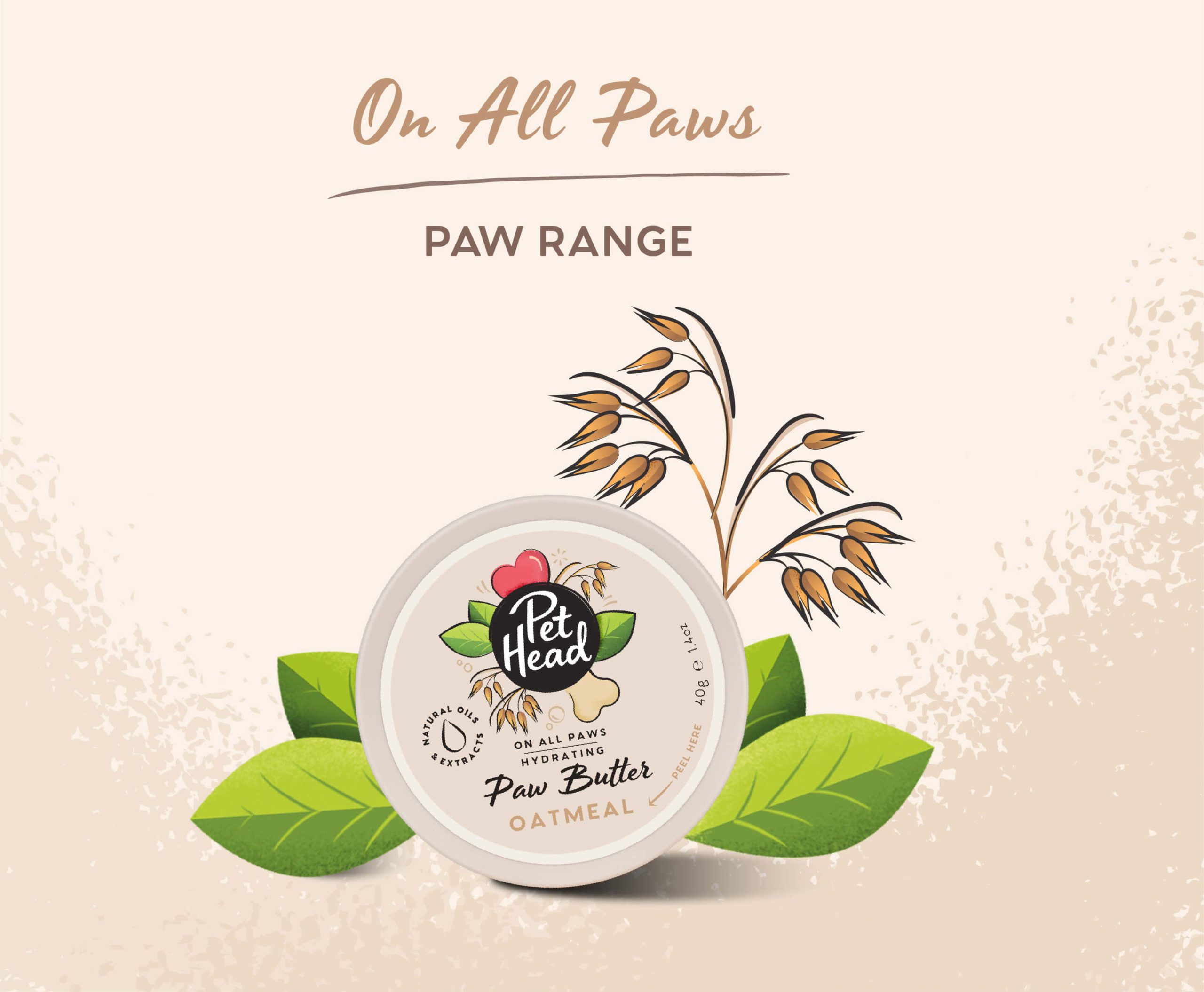 Pet Head – On All Paws | Oatmeal Paw Butter for Dogs | Mindiampets Australia - Mindiampets | Pet Shop Online Pet Head – On All Paws | Oatmeal Paw Butter for Dogs | Mindiampets Australia