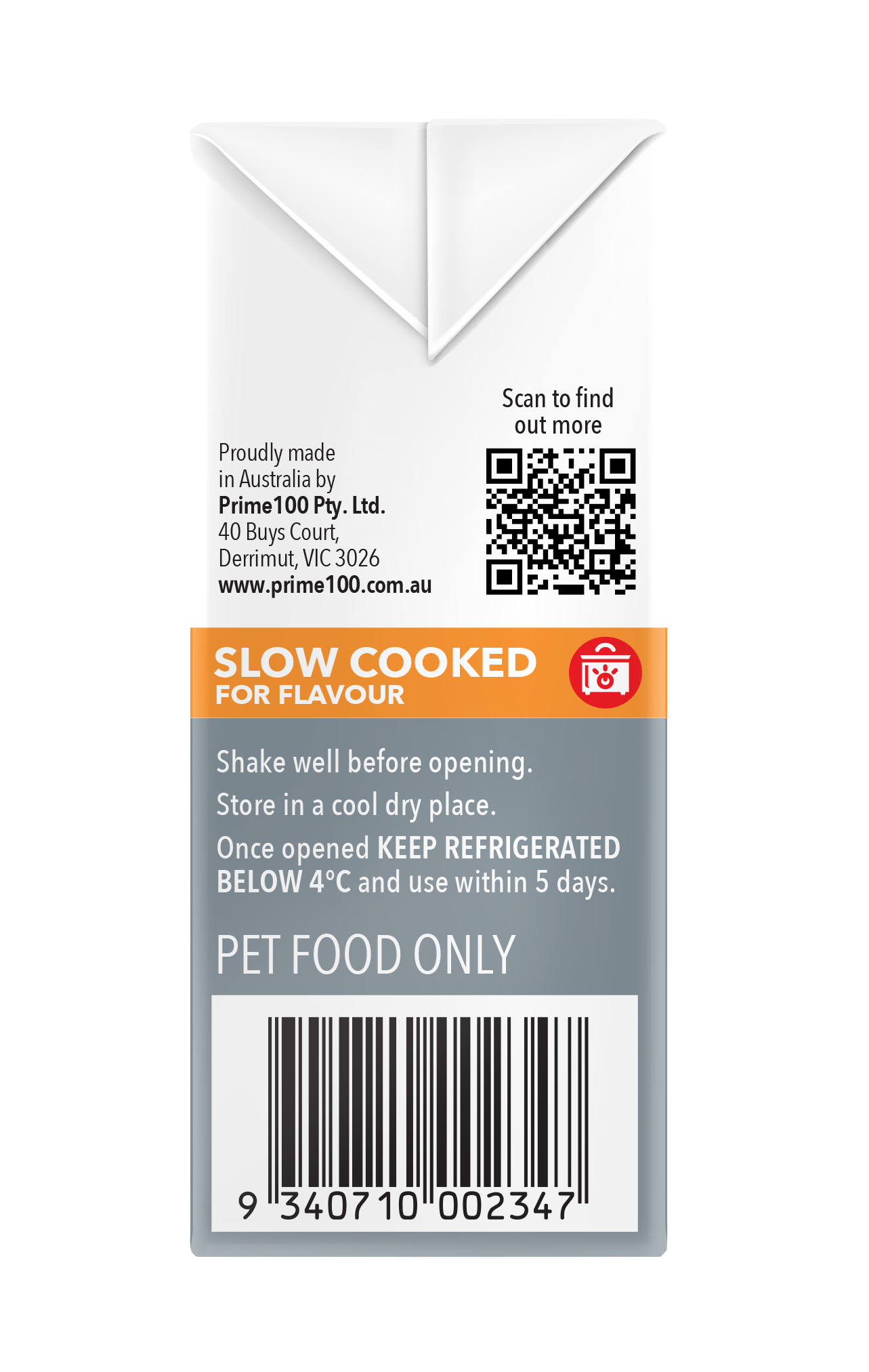 Prime100 – SPD Slow Cooked – Kangaroo & Pumpkin | Hypoallergenic Low-Fat Dog Food | Mindiampets Australia - Mindiampets | Pet Shop Online Prime100 – SPD Slow Cooked – Kangaroo & Pumpkin | Hypoallergenic Low-Fat Dog Food | Mindiampets Australia