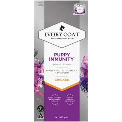 Ivory Coat – Wet Food Trays – Inspired By Raw – Puppy Immunity | Mindiampets Australia