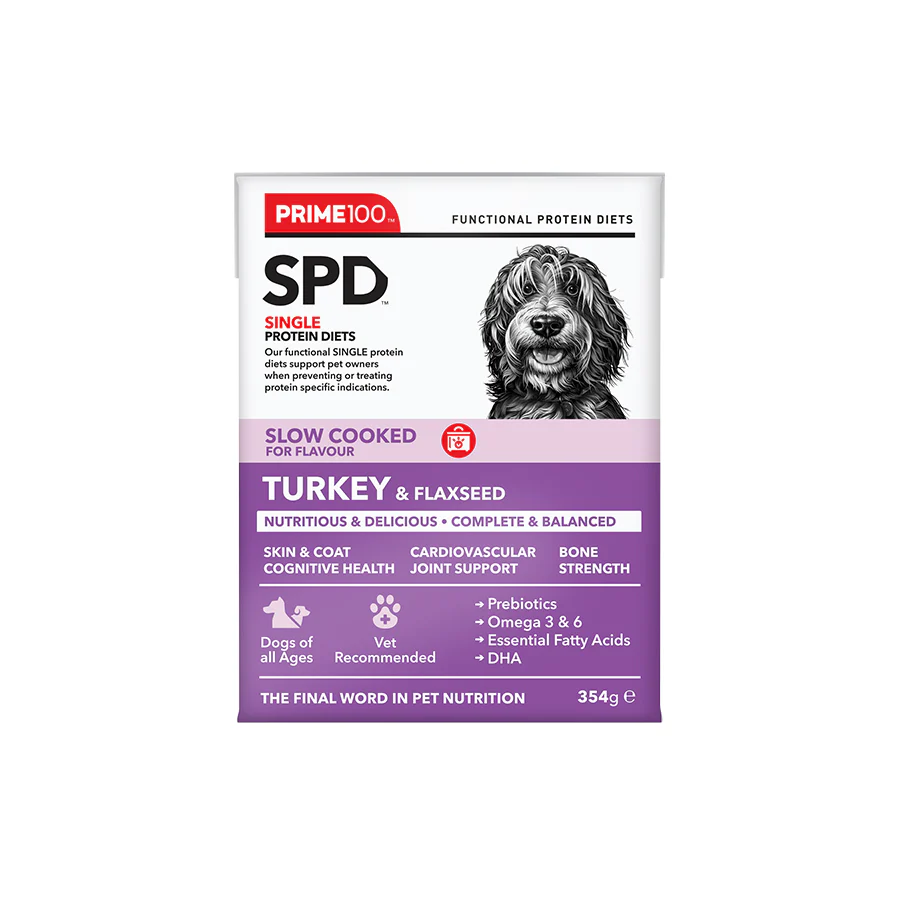 Prime100 – SPD Slow Cooked – Turkey & Flaxseed | Natural Wet Dog Food | Mindiampets Australia - Mindiampets | Pet Shop Online Prime100 – SPD Slow Cooked – Turkey & Flaxseed | Natural Wet Dog Food | Mindiampets Australia