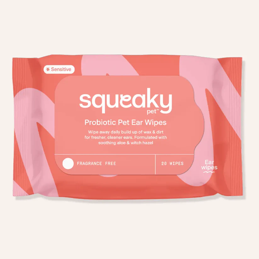 Squeaky – Probiotic Pet Ear Wipes | Natural Ear Cleaning for Dogs | Mindiampets Australia - Mindiampets | Pet Shop Online Squeaky – Probiotic Pet Ear Wipes | Natural Ear Cleaning for Dogs | Mindiampets Australia