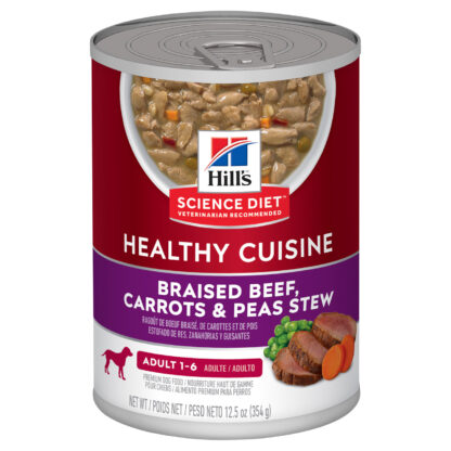 Hill’s – Science Diet – Wet Food Tins – Adult Dog – Healthy Cuisine | Mindiampets Australia