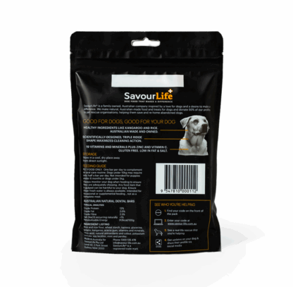 SavourLife – Australian Natural Dental Bars (>22kgs) – 5 Bars | Mindiampets Australia