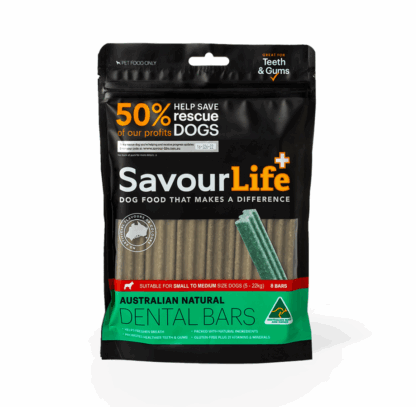SavourLife – Australian Natural Dental Bars (>22kgs) – 5 Bars | Mindiampets Australia