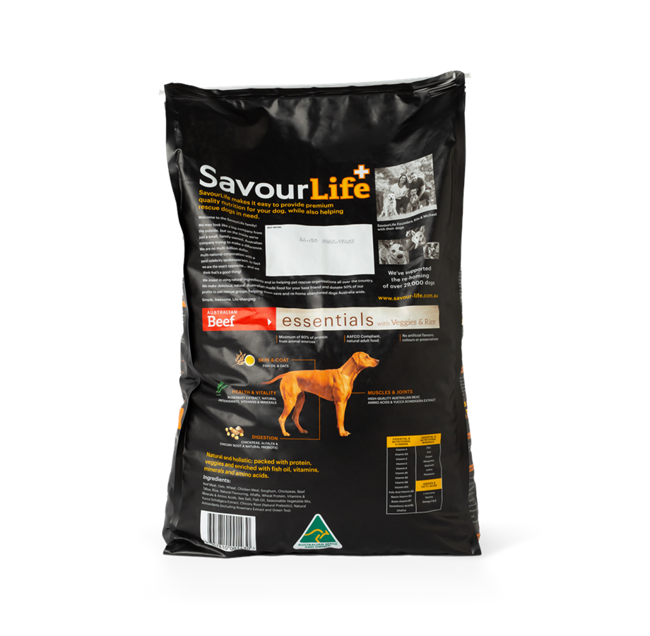 SavourLife – Adult Dog – Essentials – Australian Beef | Mindiampets Australia - Mindiampets | Pet Shop Online SavourLife – Adult Dog – Essentials – Australian Beef | Mindiampets Australia